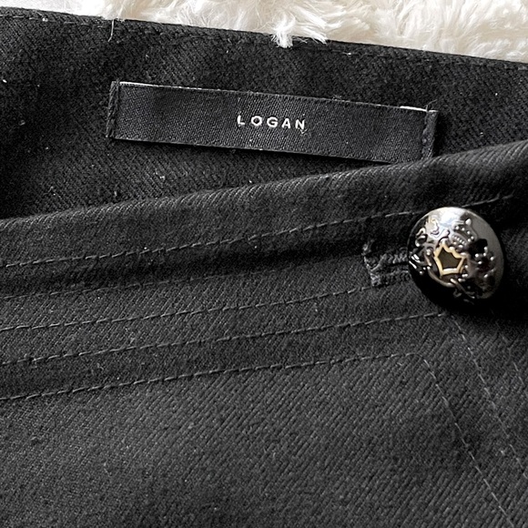 Banana Republic Logan Sailor Trouser in Black Luxe Brushed Twill Pants (size 8) - Picture 8 of 16